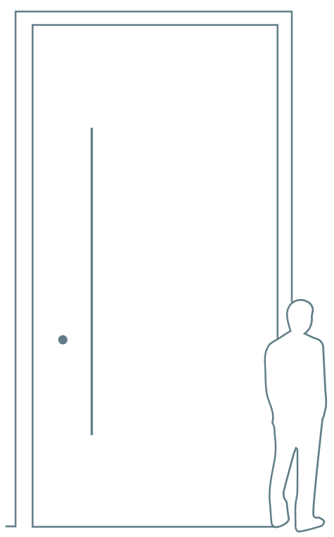 Mocną stroną linii EUROA PIVOT jest też niewątpliwie możliwość wykonania drzwi o imponującej powierzchni.